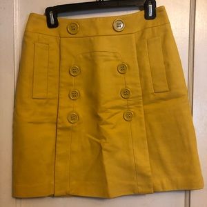 Yellow BCBG skirt